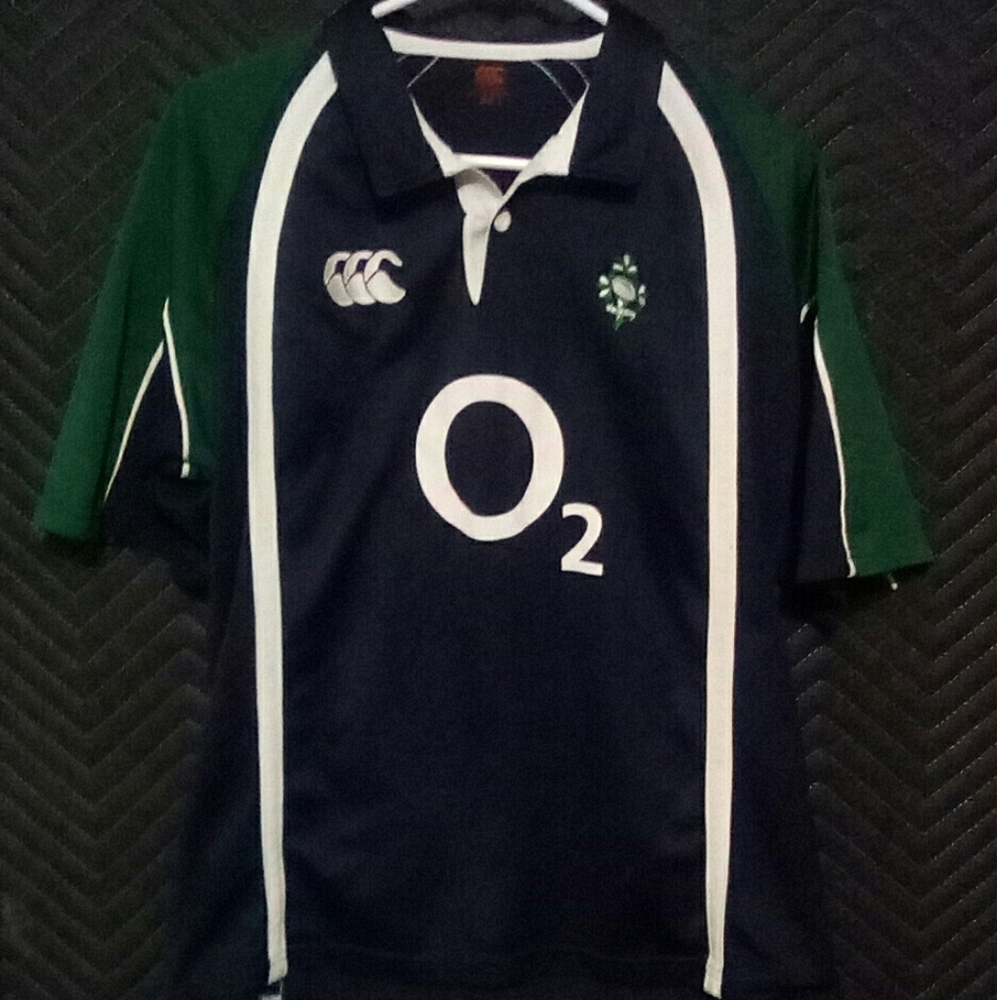 🍀Vintage Canterbury Ireland National Rugby Team Alternate Jersey, L